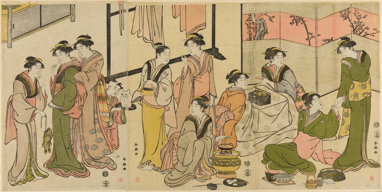 Sozinho d Te Kotatsu de Katsukawa Shuncho