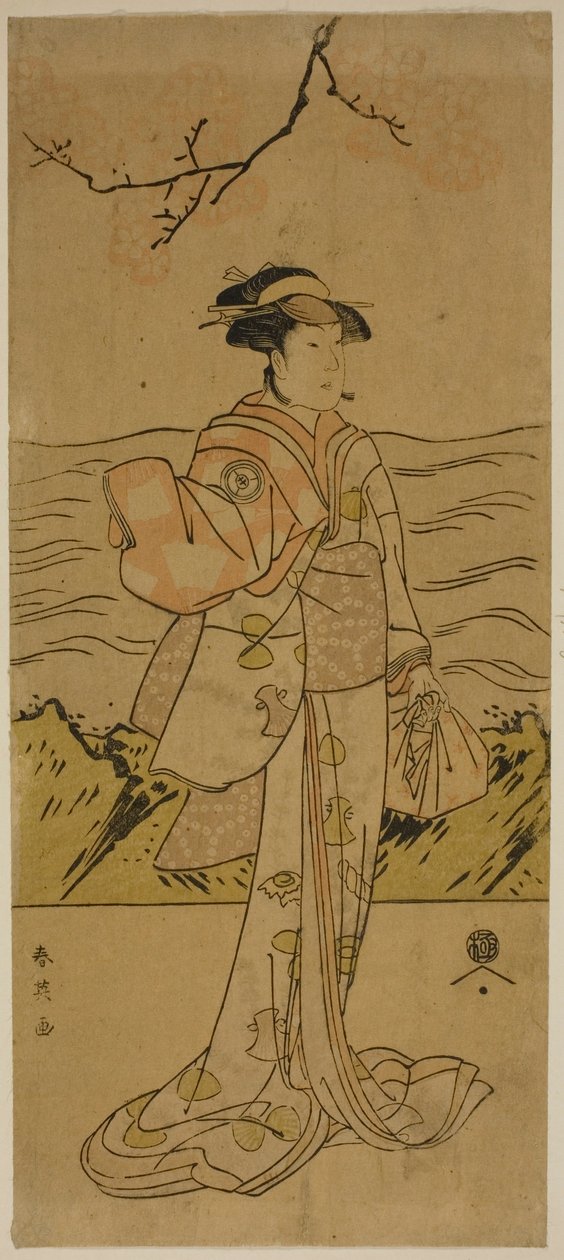 O ator Iwai Kiyotaro II de Katsukawa Shun