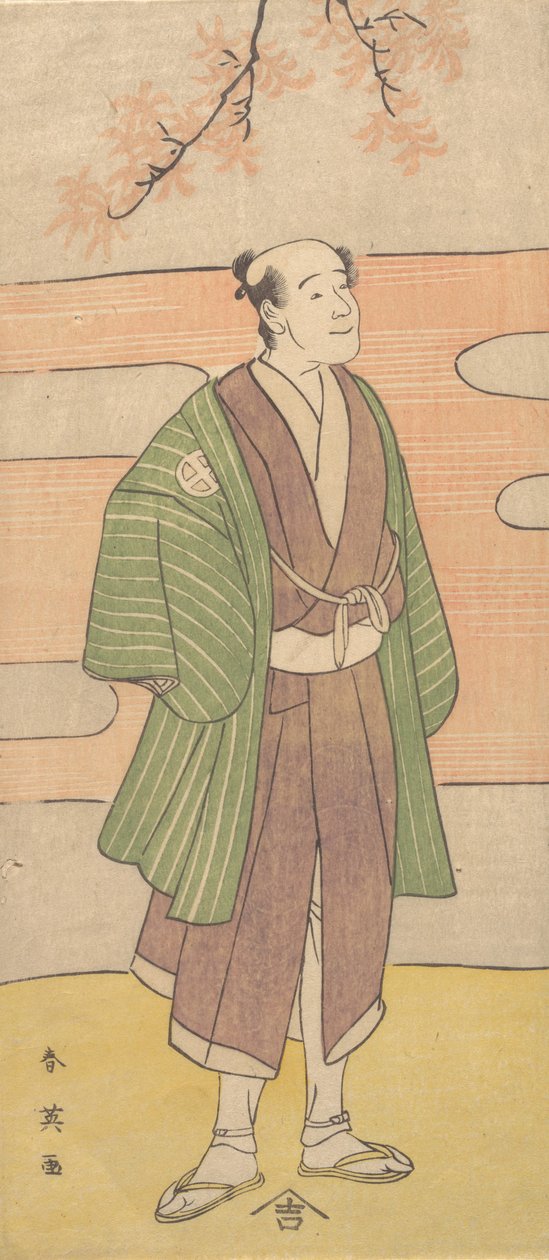 O ator Otani Oniji III, 1762-1 de Katsukawa Shun