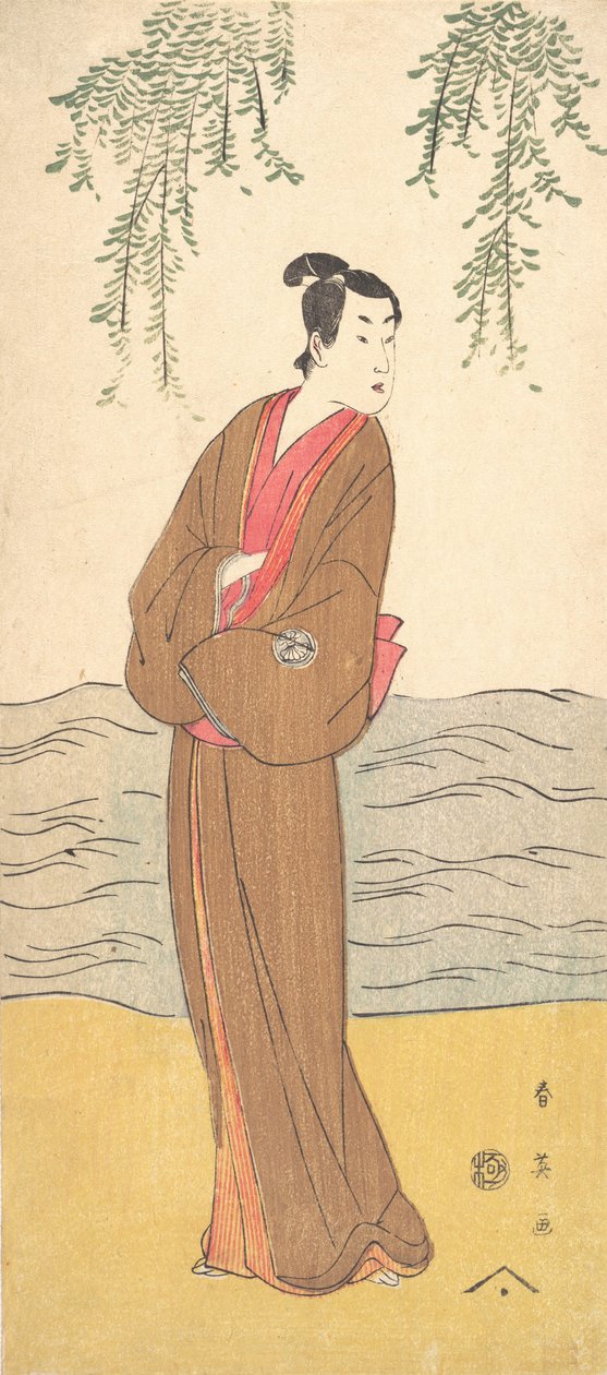 Tet rd Segawa Kiku no Onna As Hisamatsu S End Jin g Sound Tee versão k, não é? 1795. de Katsukawa Shun