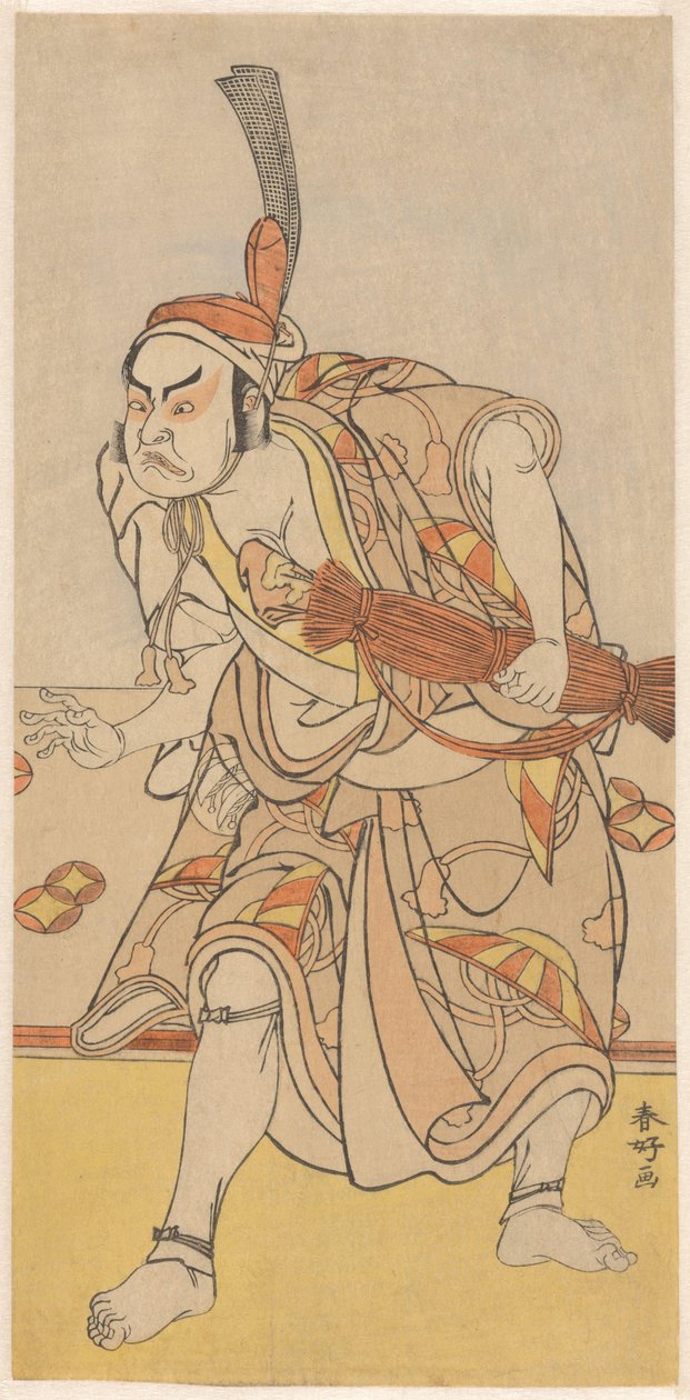 Actor como cortesão de Katsukawa Shunko