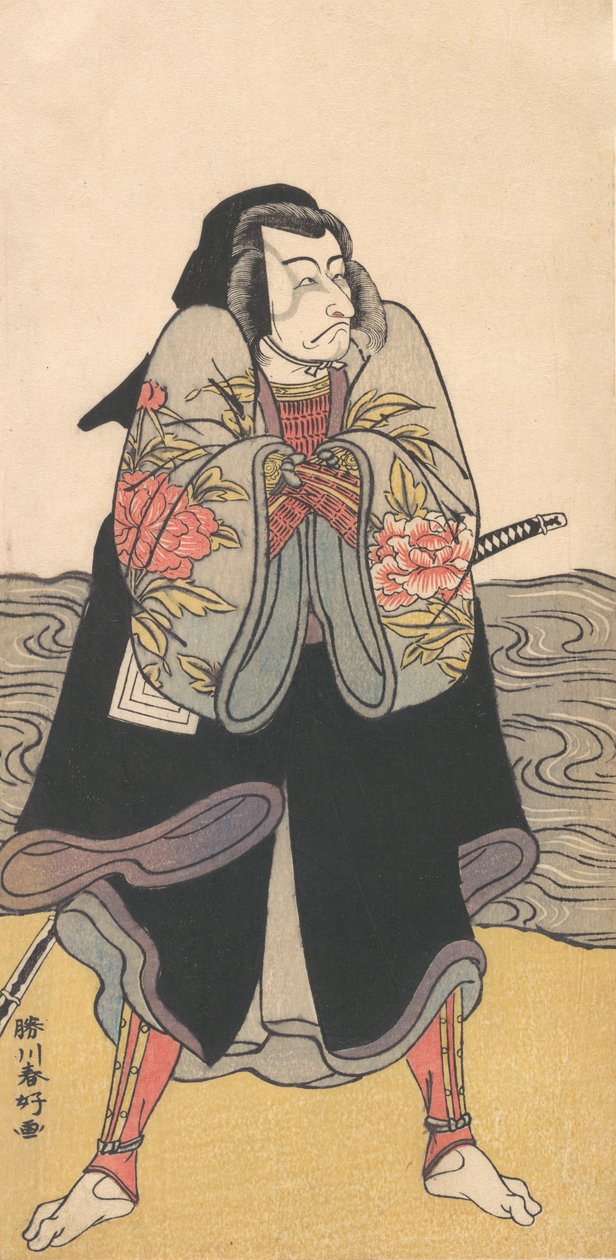 Ichikawa Danjuro V, ca. 1780. de Katsukawa Shunko