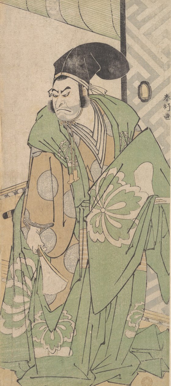 O Primeiro Nakamura Nakazo no papel de Ko no Moronao, junho de 1786. de Katsukawa Shunko