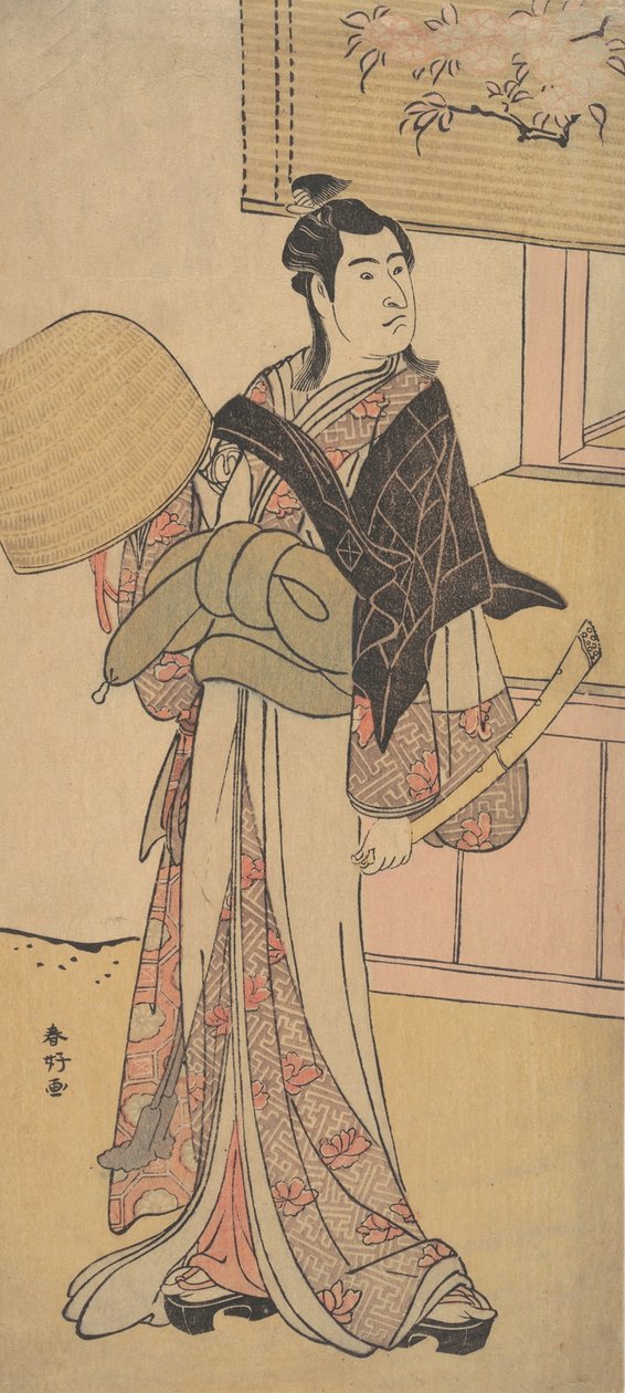 O Terceiro Sawamura Sojuro no Papel de Shirai Gonpachi, 2º mês, 1788. de Katsukawa Shunko