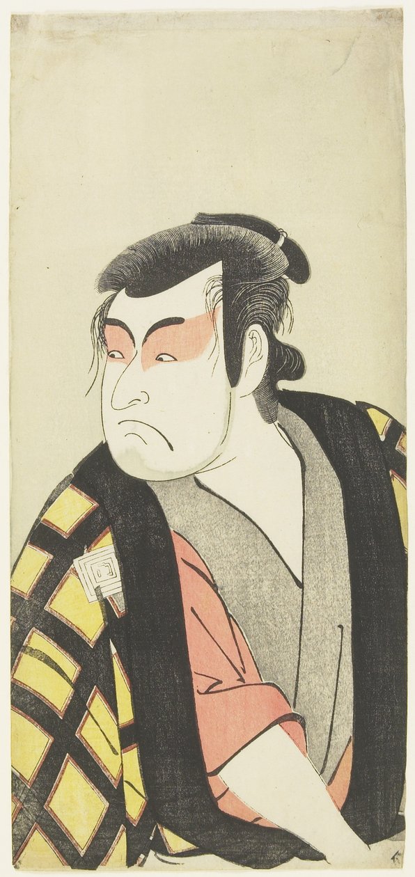 (Um Actor em "Beni guma" Maquilhagem) de Katsukawa Shunsho