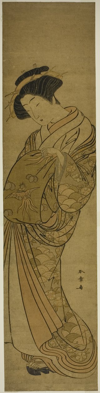 Uma cortesã do Matsubaya de Katsukawa Shunsho