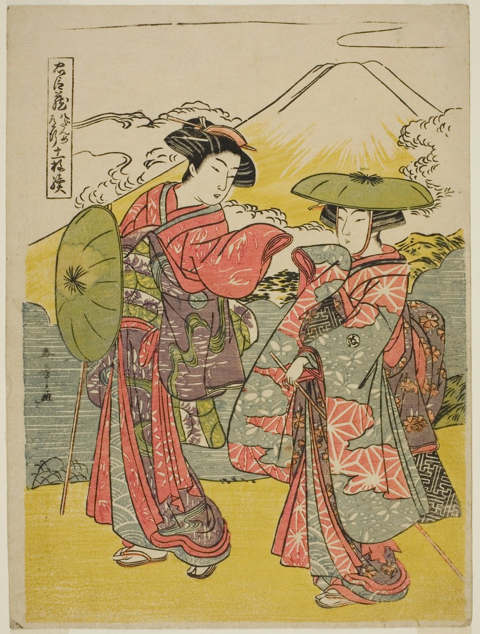 Ato Oito: Jornada Nupcial da peça Chushingura (Tesouro dos Retentores Leais) de Katsukawa Shunsho