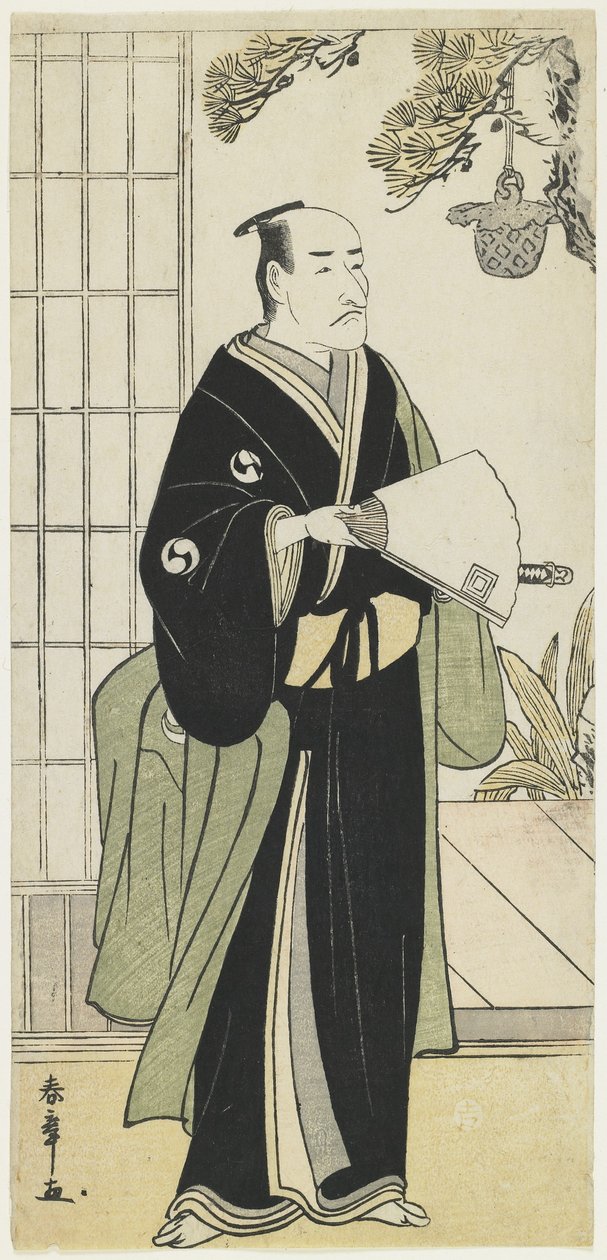 Danjuro V como Yuranosuke de Katsukawa Shunsho