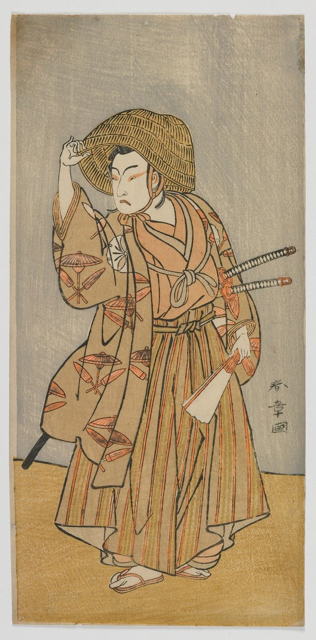 The Actor Matsumoto Koshiro IV as Nagoya Sanzaburo, Edo period de Katsukawa Shunsho