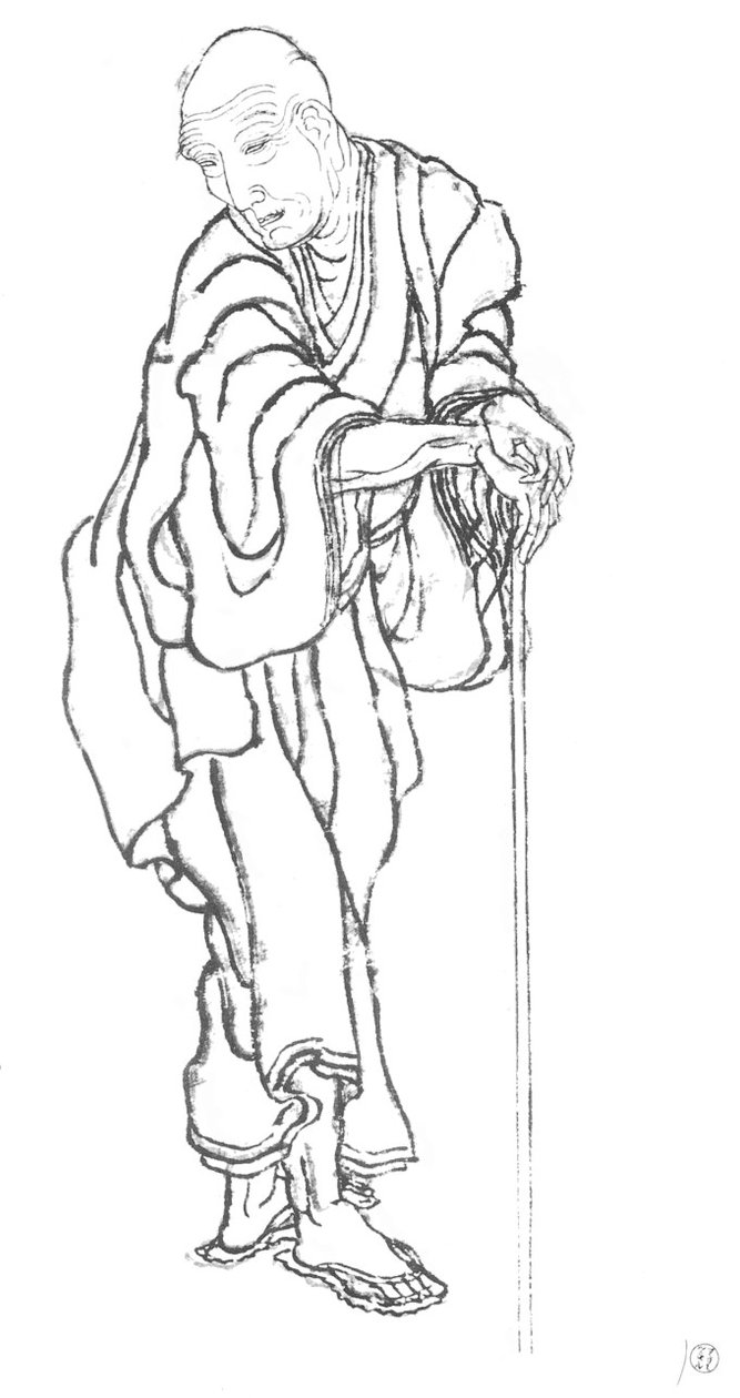 Retrato Hokusai de Katsushika Hokusai