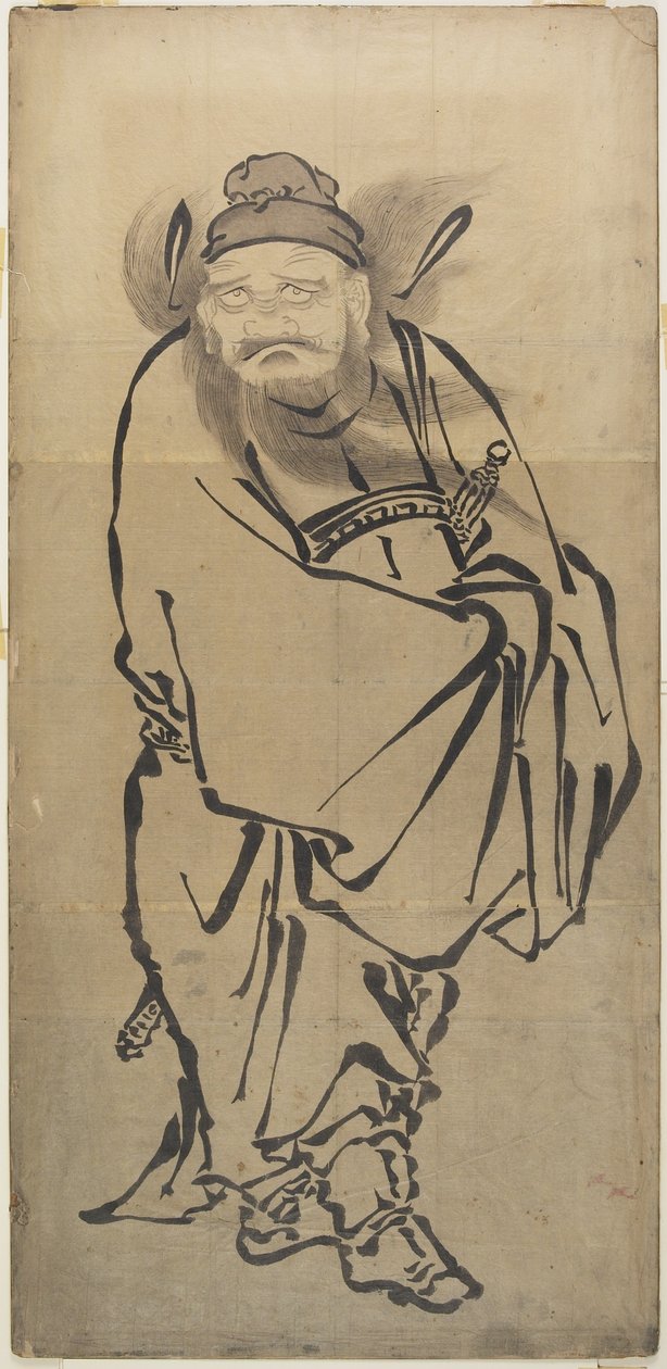 (Sho_ki the Demon Queller), meados do século XVIII e meio do século XIX de Katsushika Hokusai