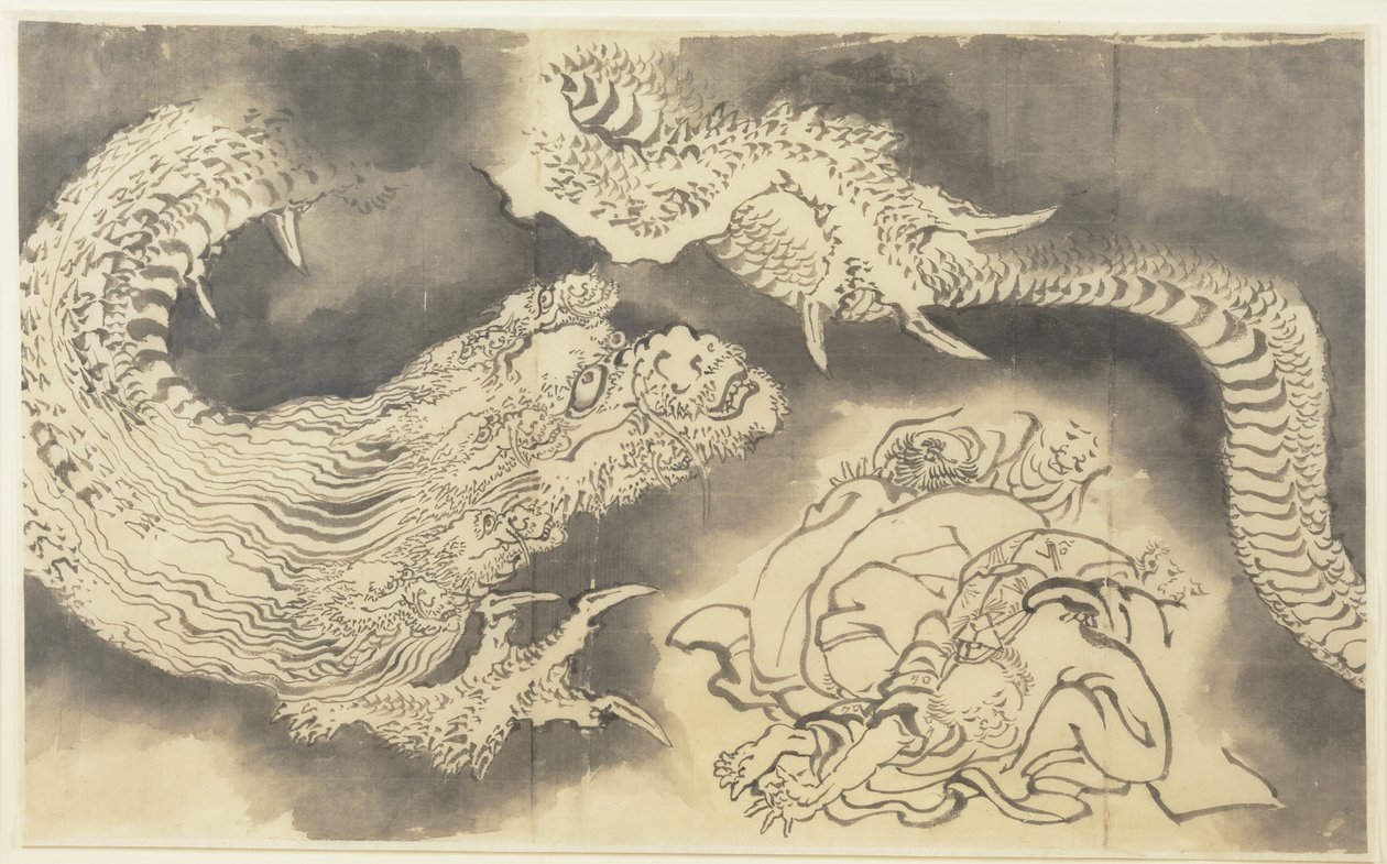 Dragão de Katsushika Hokusai