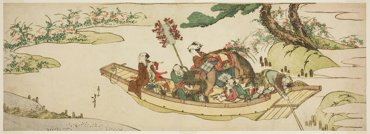 Ferryboat de Katsushika Hokusai