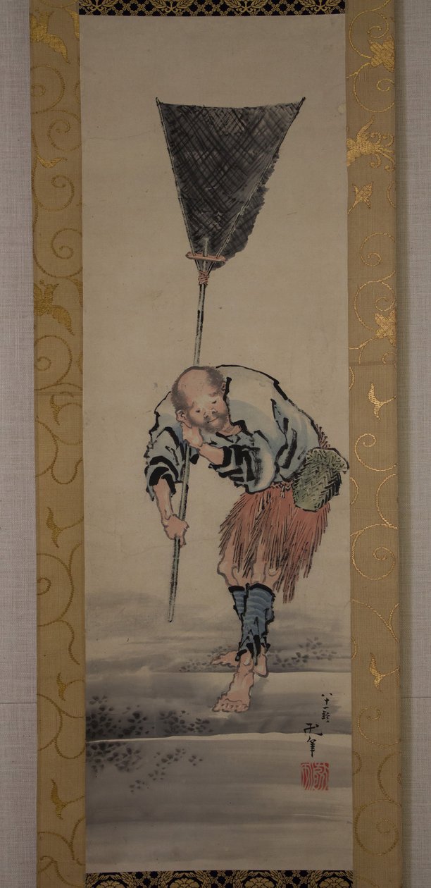 Pescador, século XIX. de Katsushika Hokusai