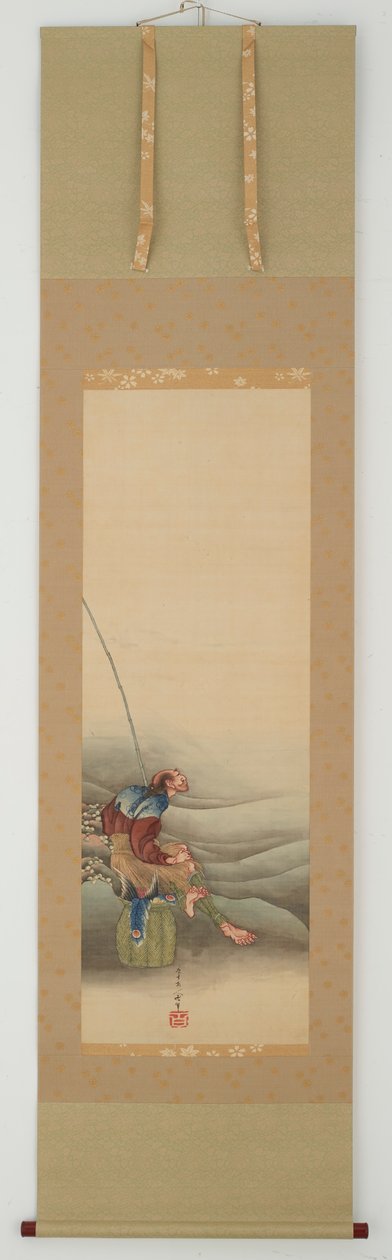 Pescador, período Edo, 1849. de Katsushika Hokusai