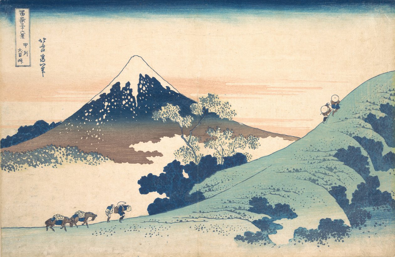 Fuji de Inume Pass. de Katsushika Hokusai