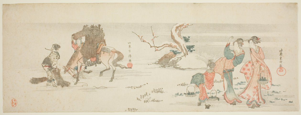 Coleta de Ervas de Katsushika Hokusai