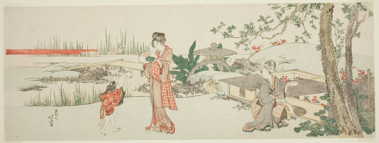 Vendedor de peixinho de Katsushika Hokusai