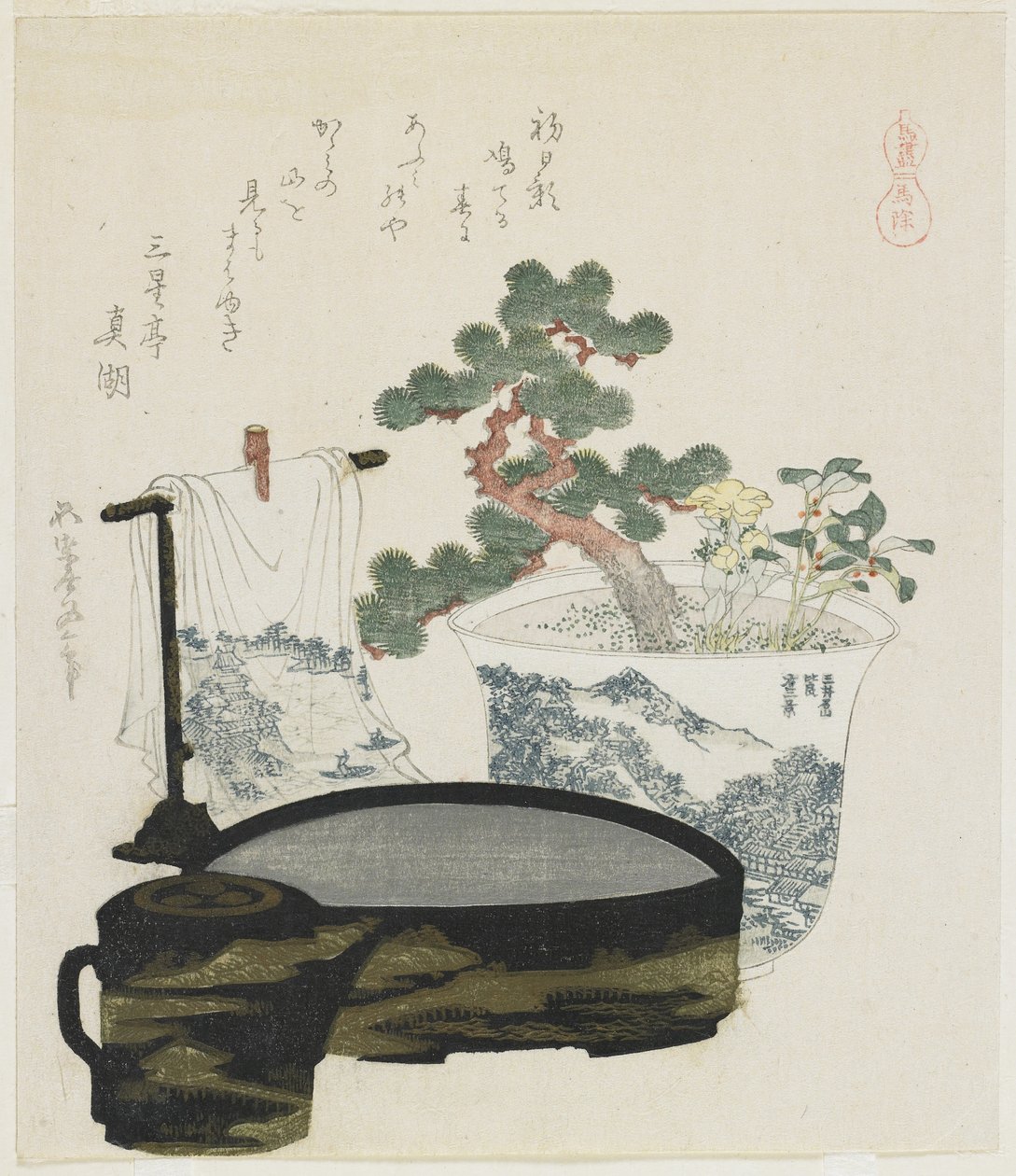 Talismã do Cavalo, 1822 de Katsushika Hokusai