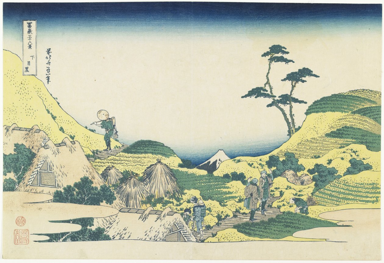 Baixa Meguro, 1831-1834 de Katsushika Hokusai
