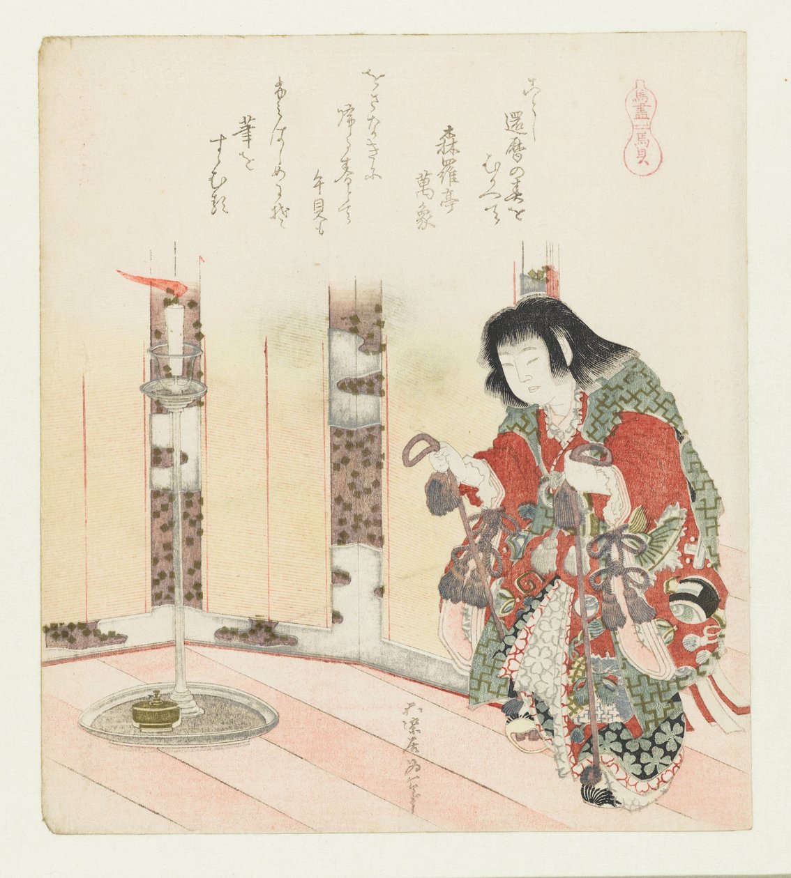 casco de cavalo Umagai (título no objeto) Uma série com cavalos (título da série) Umazukushi (título da série no objeto) de Katsushika Hokusai