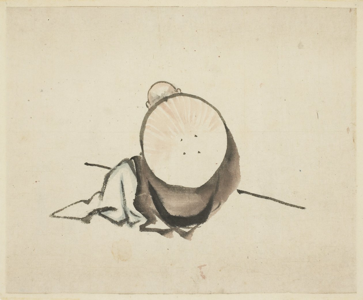 Pilgrim Resting de Katsushika Hokusai