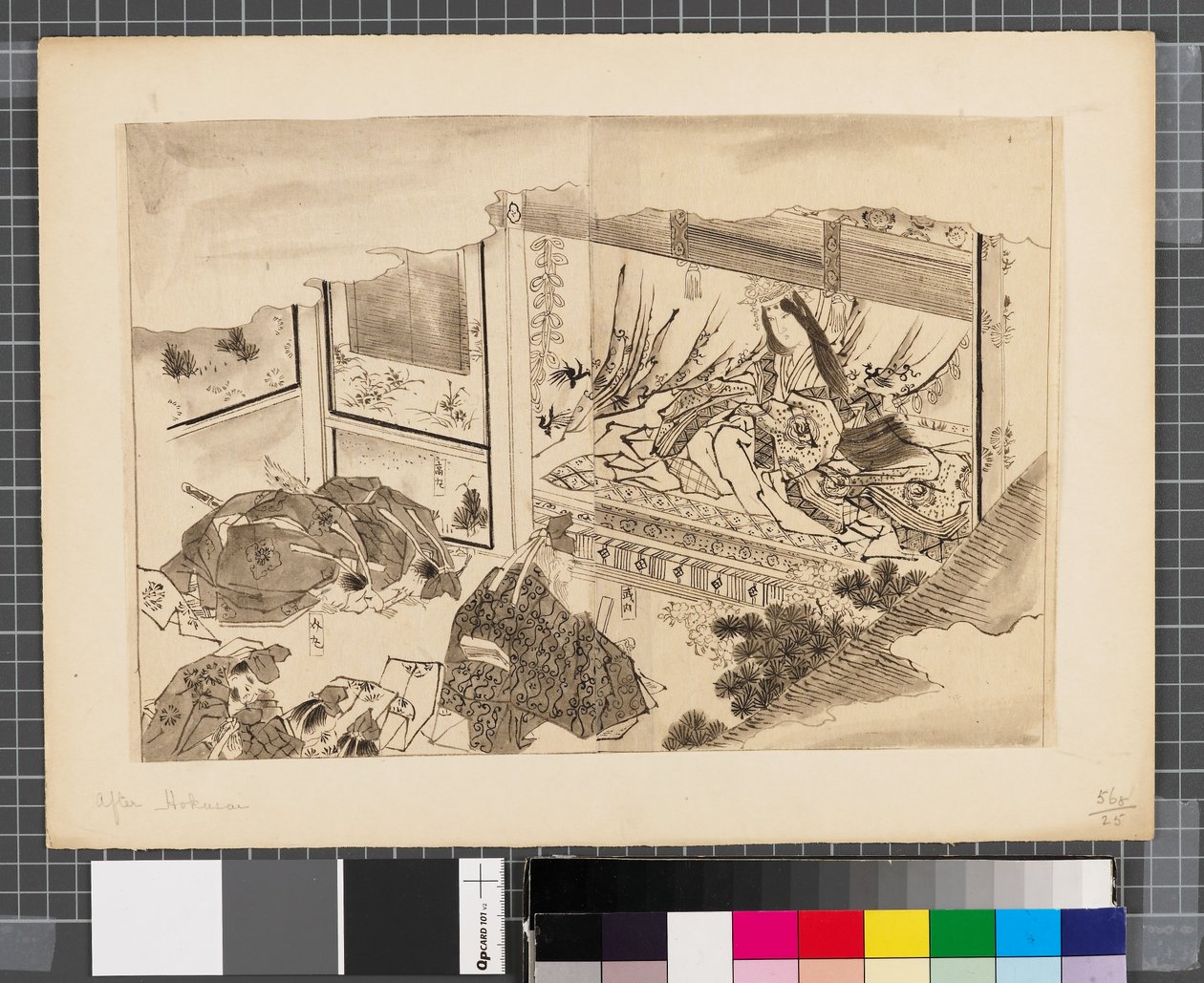 Cenas da guerra entre o Japão e a Coreia, finais do século XVIII e primeira metade do século XIX (tinta e aguada sobre papel) de Katsushika Hokusai