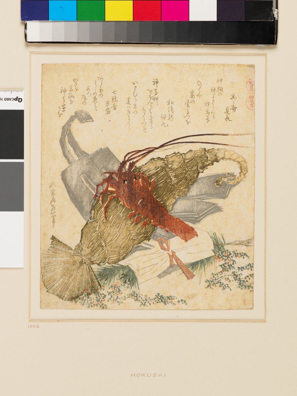 O Cavalo Santo - Relva de Katsushika Hokusai
