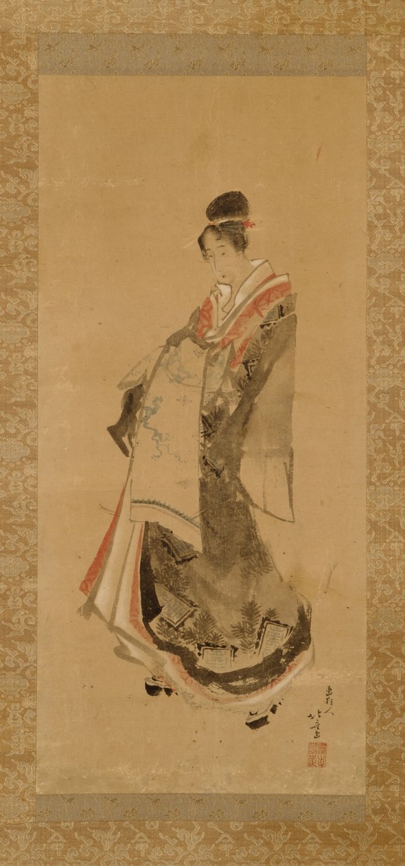 A Cortesã Andante de Katsushika Hokusai