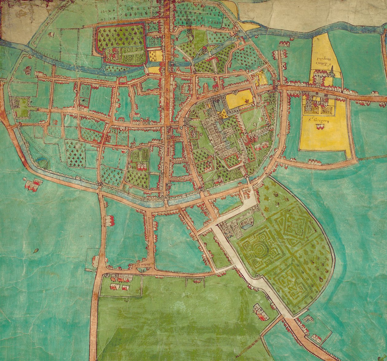 Mapa da propriedade de Alec Hunter