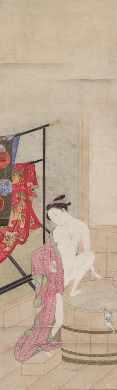 Senhora no banho de Kawamata Tsunemasa