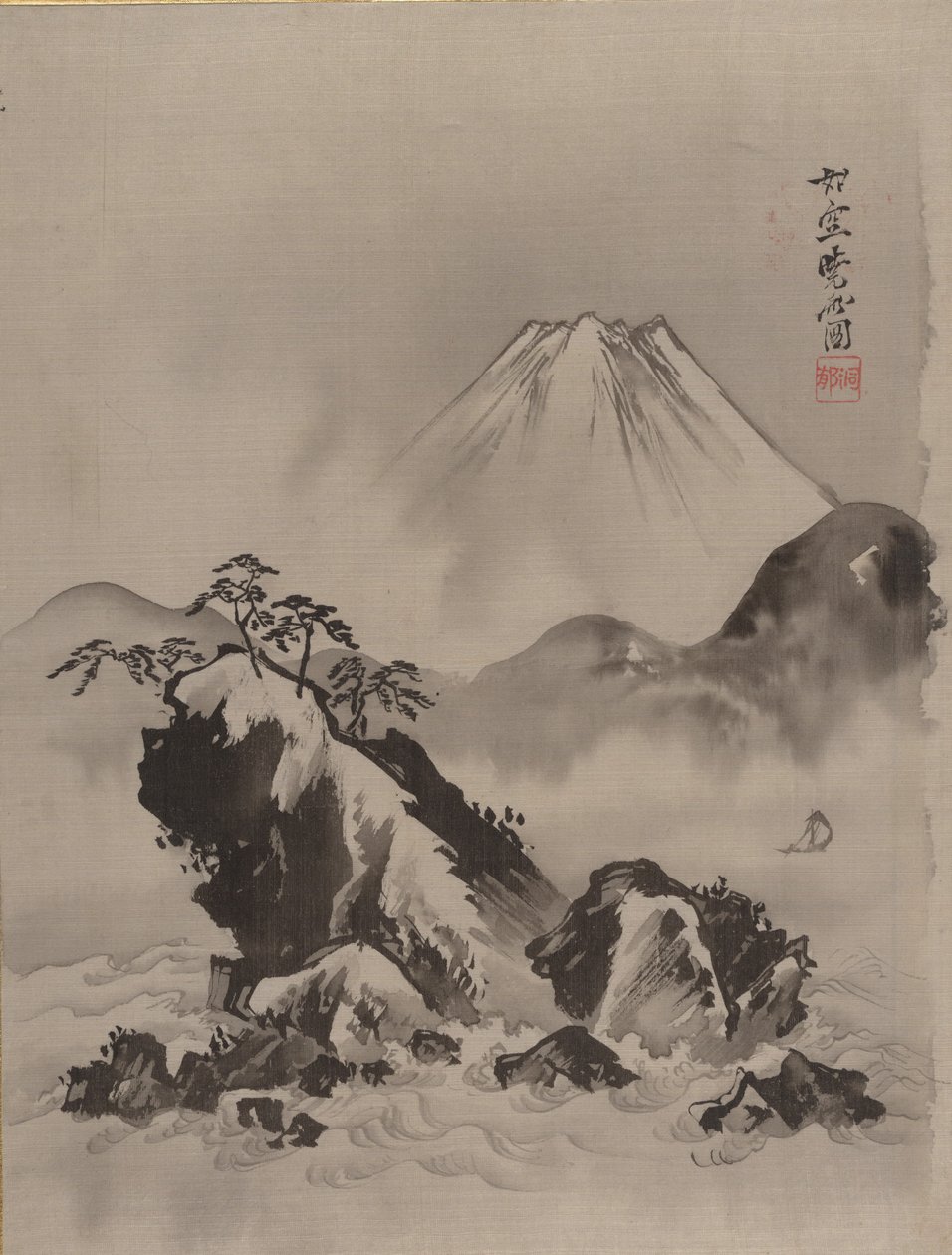 Monte Fuji, ca. 1887 de Kawanabe Kyosai