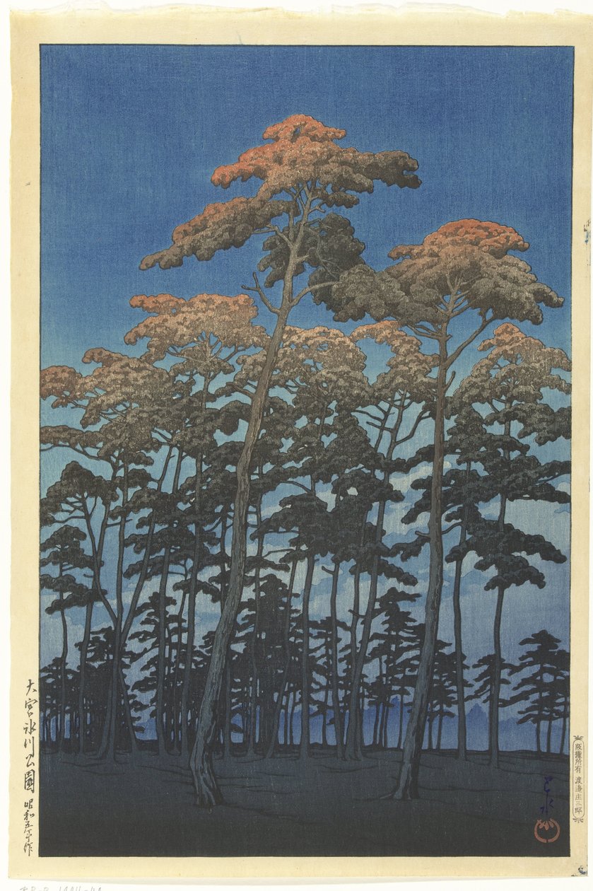 Omiya, membro do Parque Hikawa de Kawase Hasui