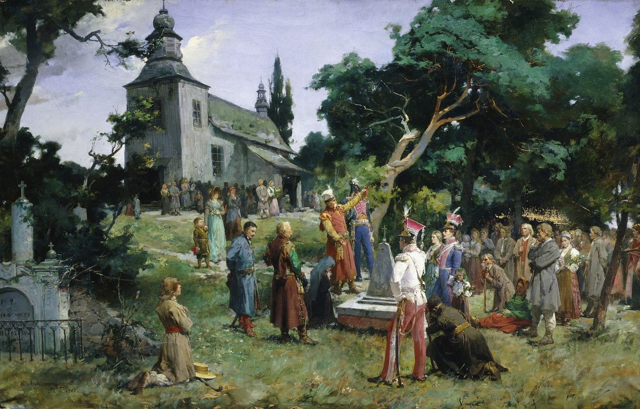 O Herói Honrado, 1901 de Kazimierz Alchimowicz