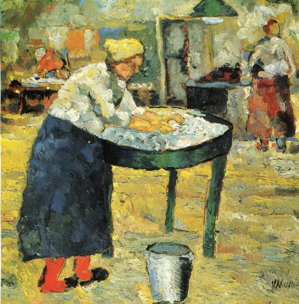 Lavadeira de Kazimir Severinovich Malevich