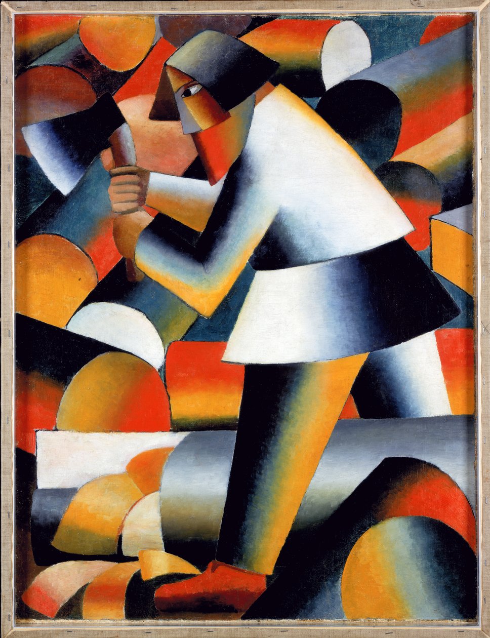 O Lenhador (reto) de Kazimir Severinovich Malevich
