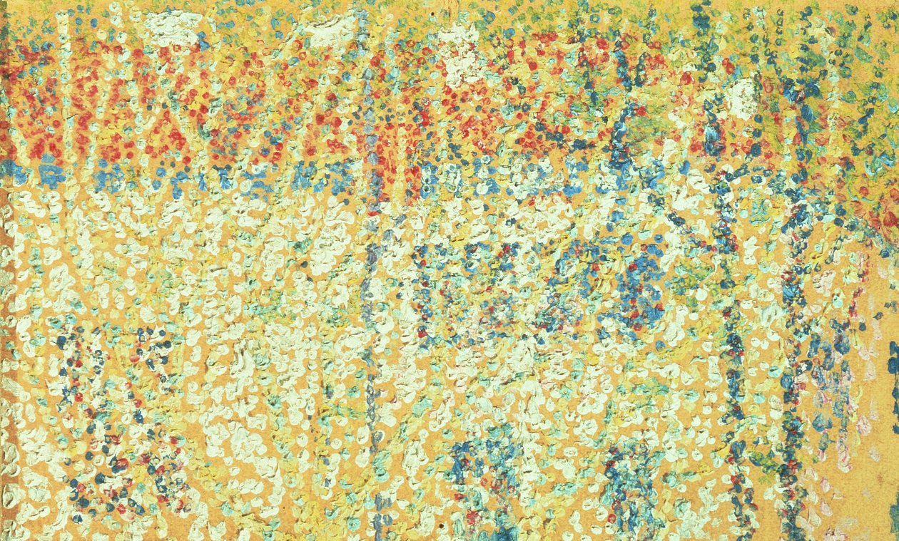 Paisagem, 1906-08 (óleo no cartão) de Kazimir Severinovich Malevich