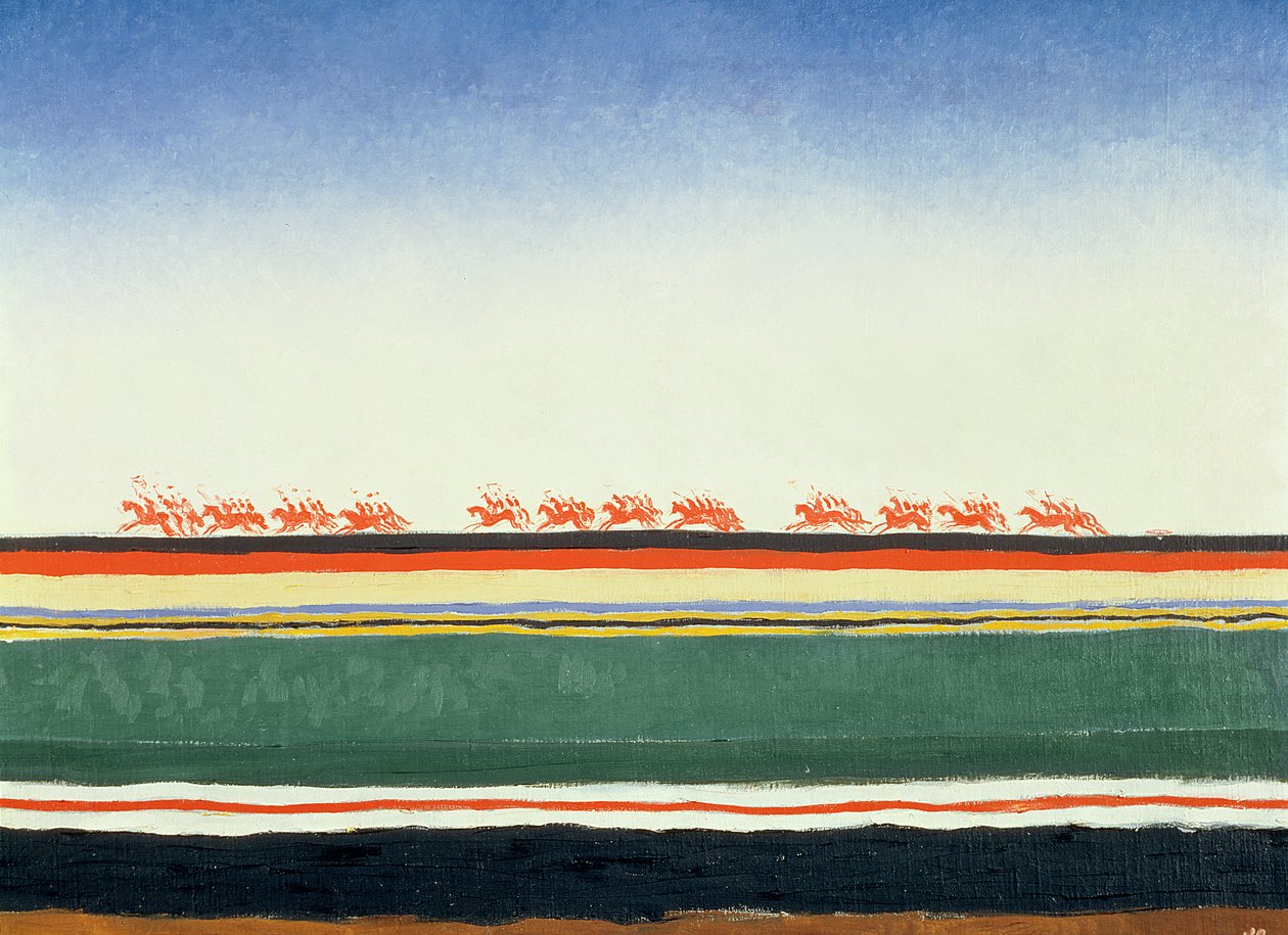 Cavalaria Vermelha, 1928-32 de Kazimir Severinovich Malevich