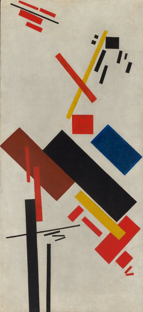 Stroyuschiysya dom (casa em construção) de Kazimir Severinovich Malevich