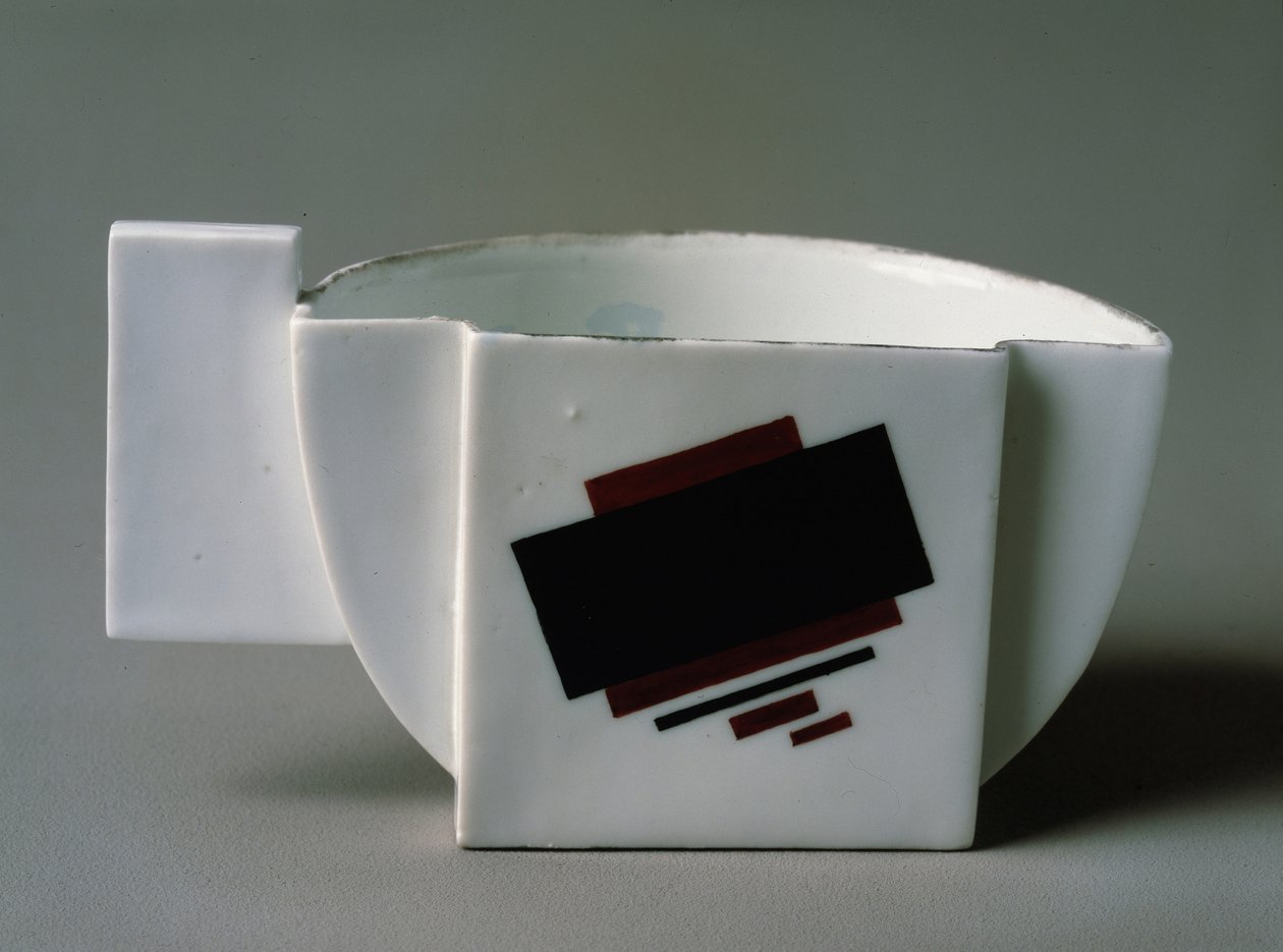 Taça Suprematista, 1923 (porcelana) de Kazimir Severinovich Malevich