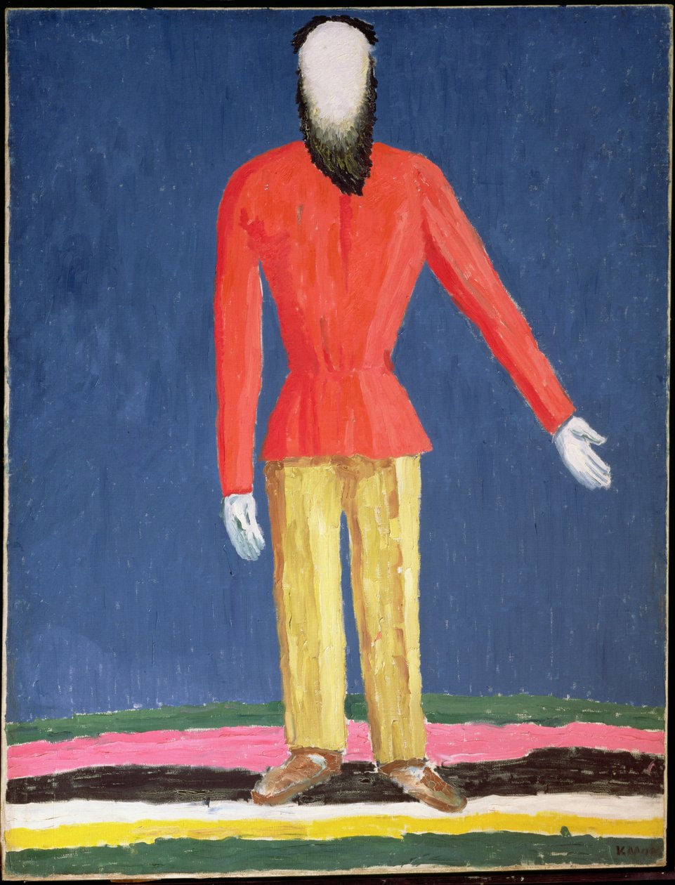 O camponês, 1928-32 de Kazimir Severinovich Malevich