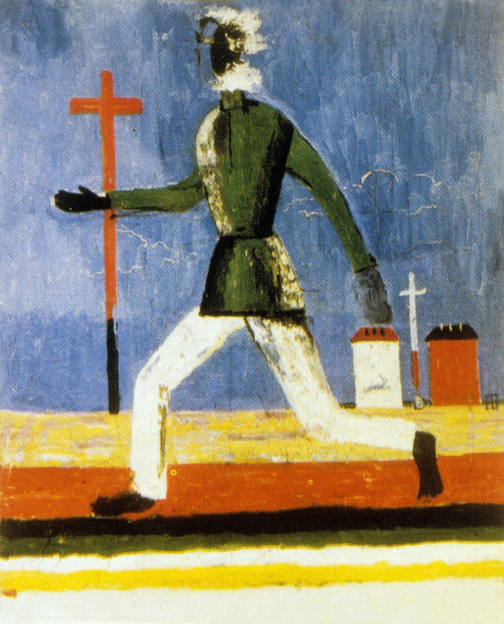 O homem correndo, 1933 de Kazimir Severinovich Malevich
