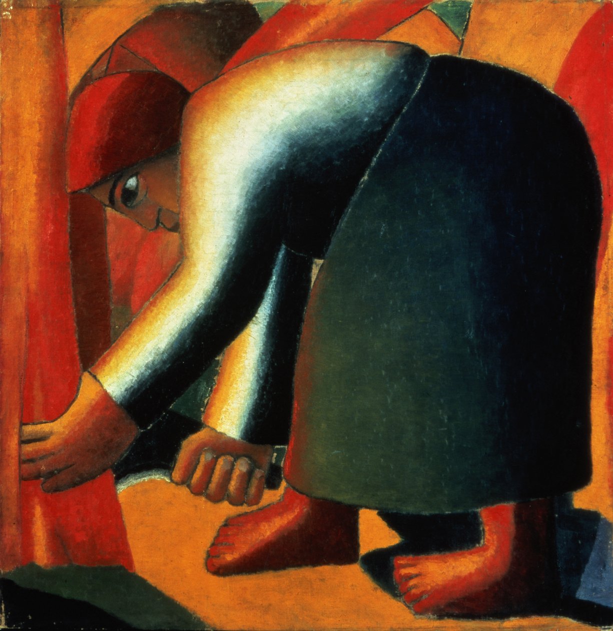 Corte de mulher, c.1900 de Kazimir Severinovich Malevich
