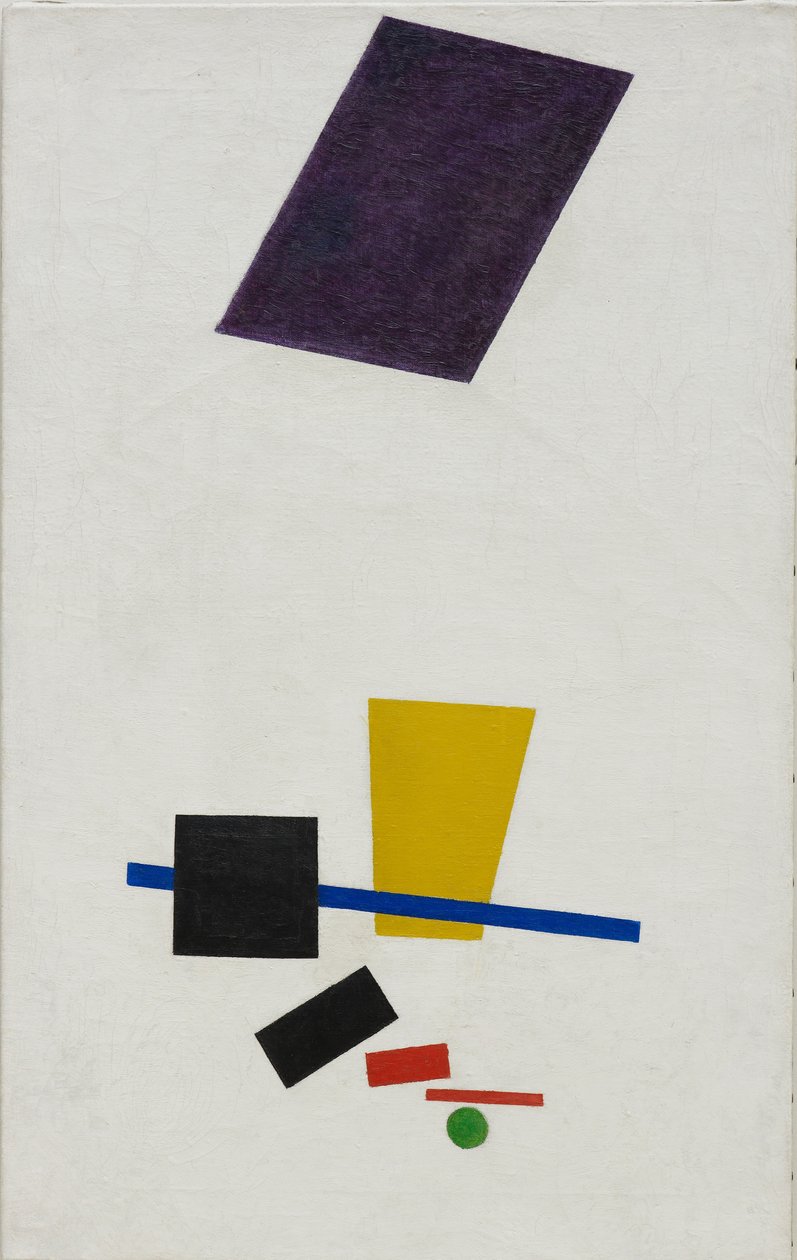 Realismo pictórico de um jogador de futebol - Massas de cores na 4ª dimensão de Kazimir Severinovich Malevich