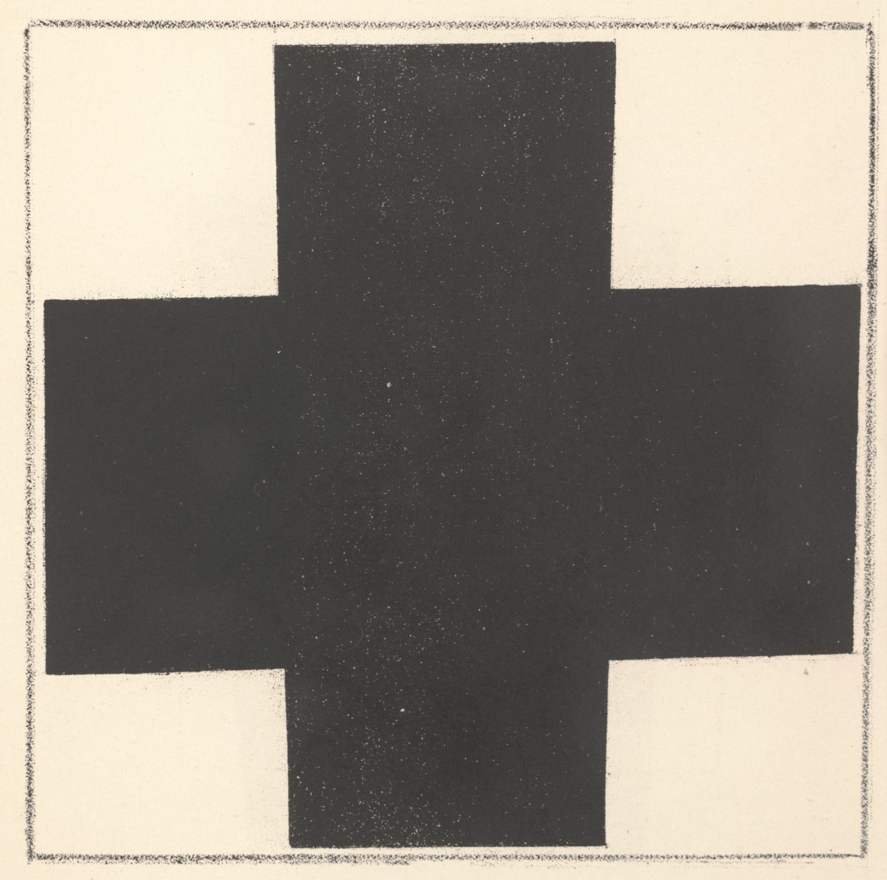 Cruz Negra de "Suprematismo: 34 Desenhos" de Kazimir Severinovich Malevich