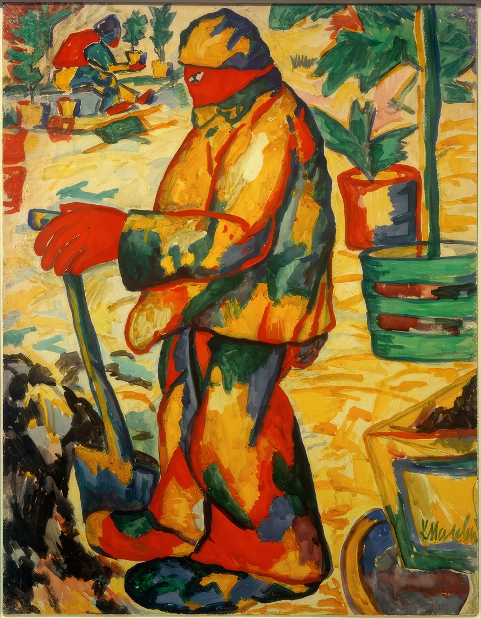 jardineiro de Kazimir Severinovich Malevich