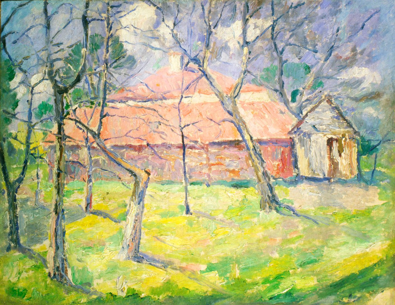 Paisagem perto de Kiev, 1930. de Kazimir Severinovich Malevich