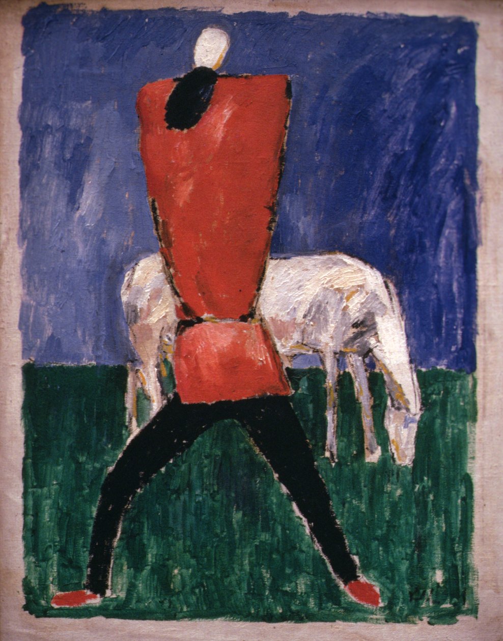 Homem e Cavalo de Kazimir Severinovich Malevich