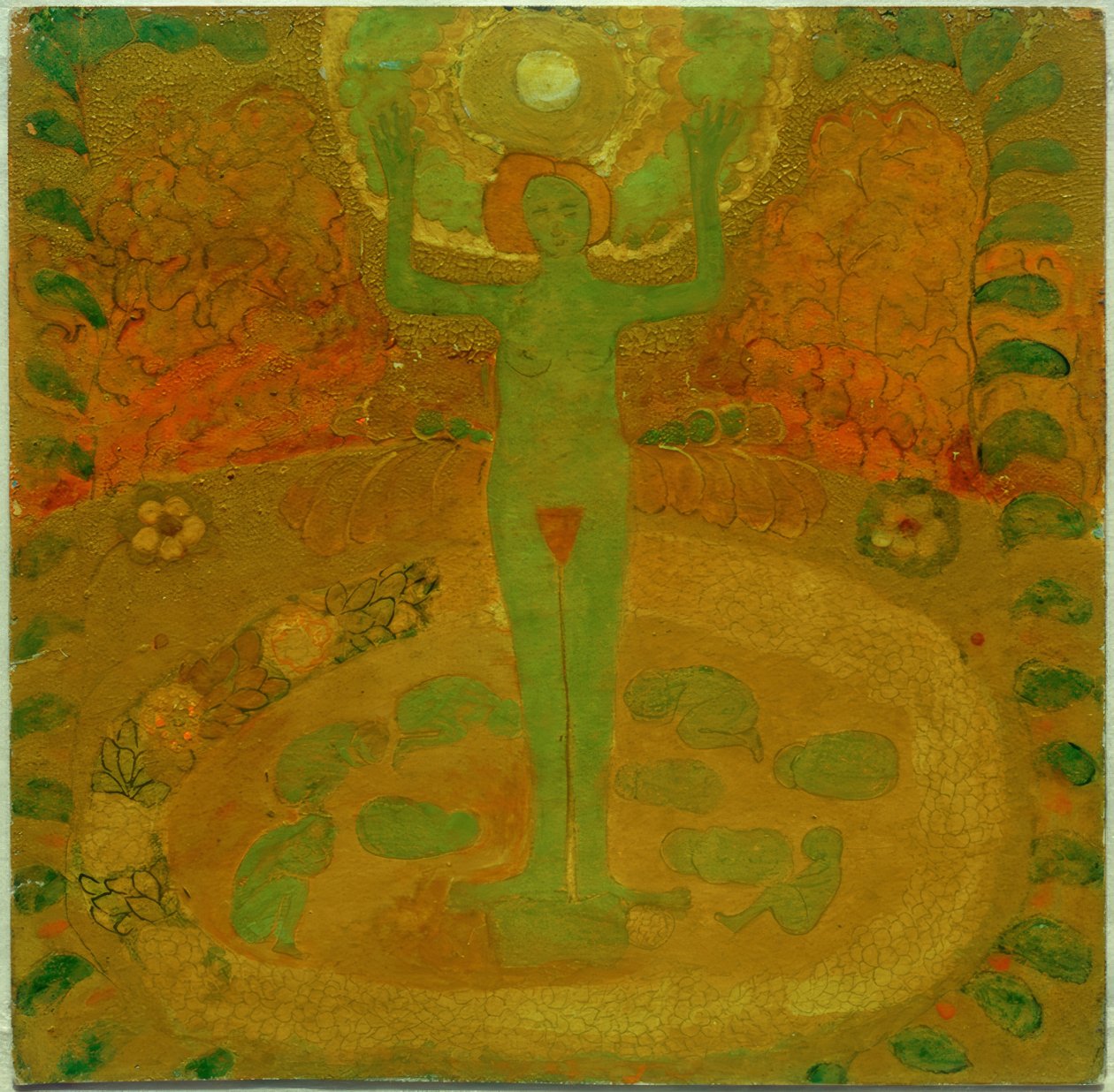 Nu com as mãos levantadas de Kazimir Severinovich Malevich