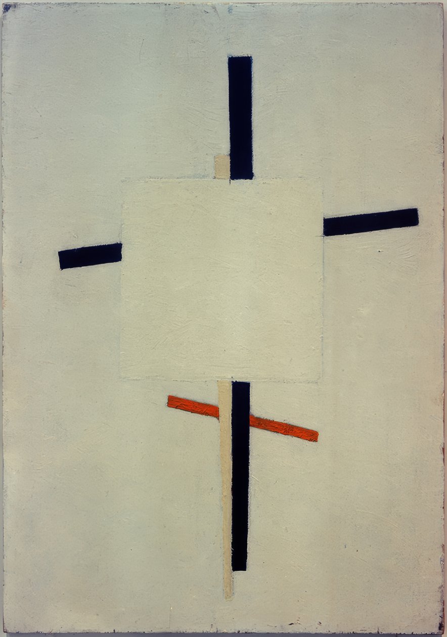Suprematismo da mente de Kazimir Severinovich Malevich